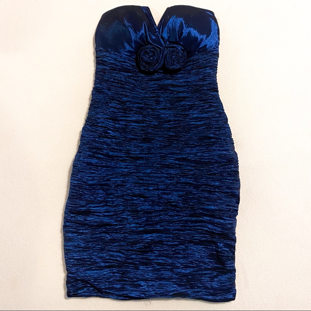 Daisy Royal Blue Bandage/Bodycon Dress